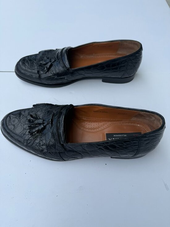 Mezlan 1129 Genuine Crocodile Dress Shoes – Size 12M – Black main image 11